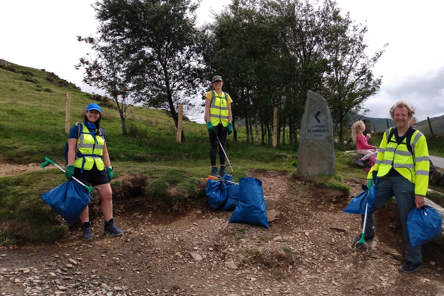 Volunteers at Llanberis