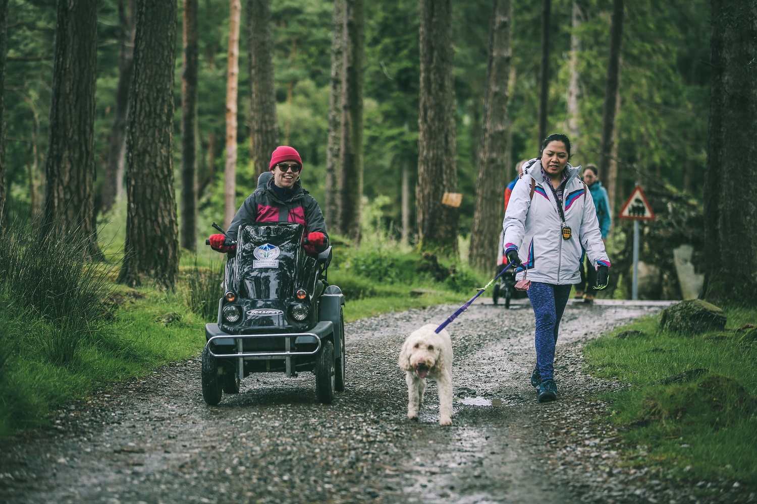 Mobility Tramper on Lôn Gwyrfai