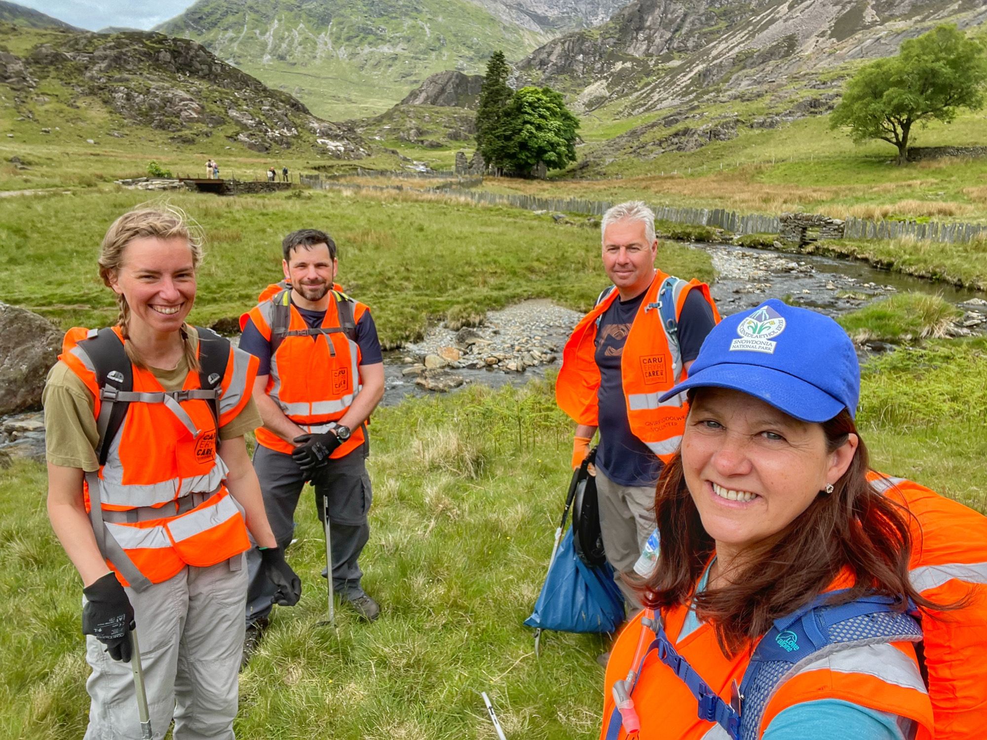 The Caru Eryri scheme is a volunteer plan to help manage the effect that an increasing number of visitors is having on the National Park.
